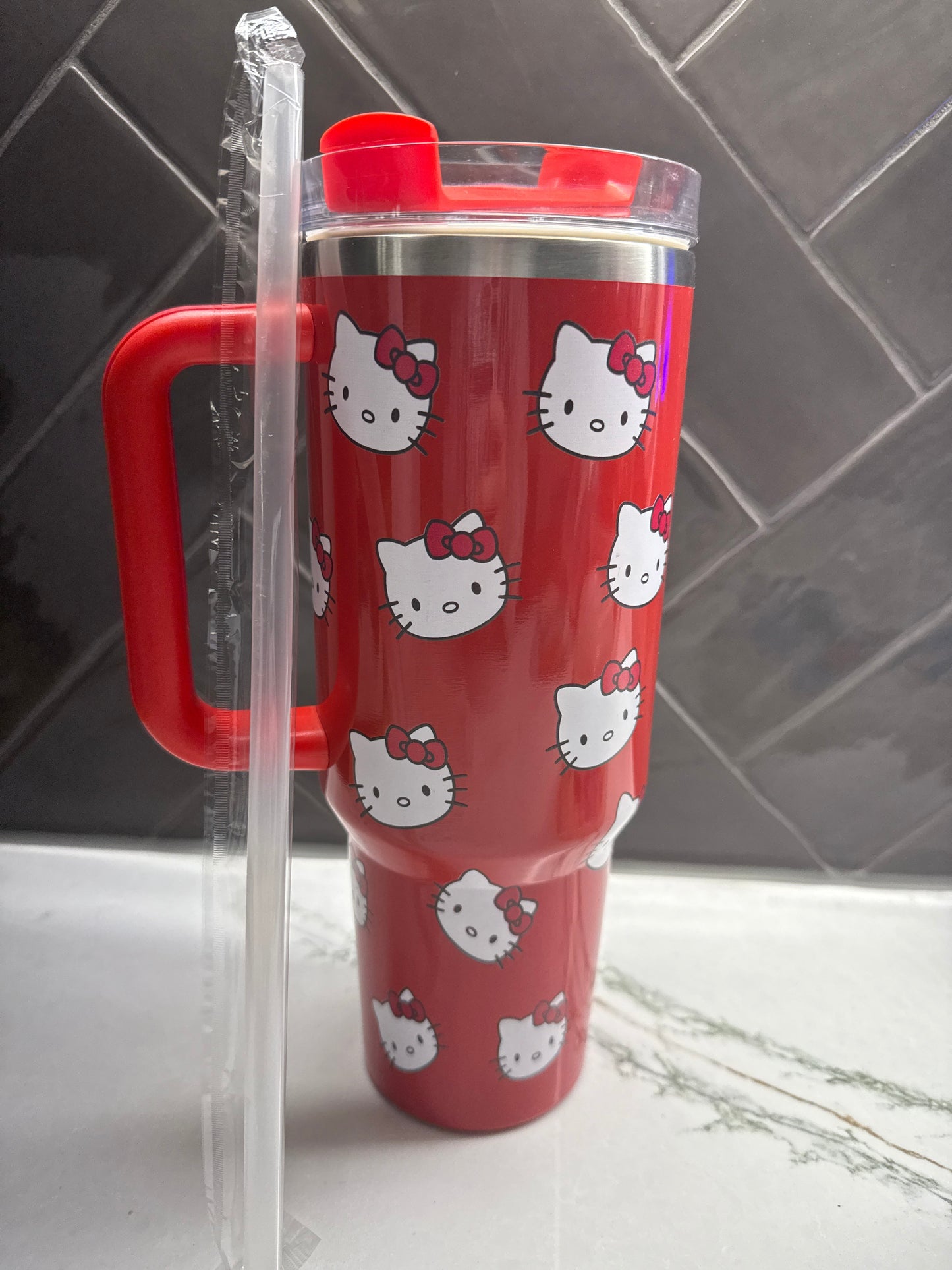 PublicHelloKitty 40oz Red Tumbler