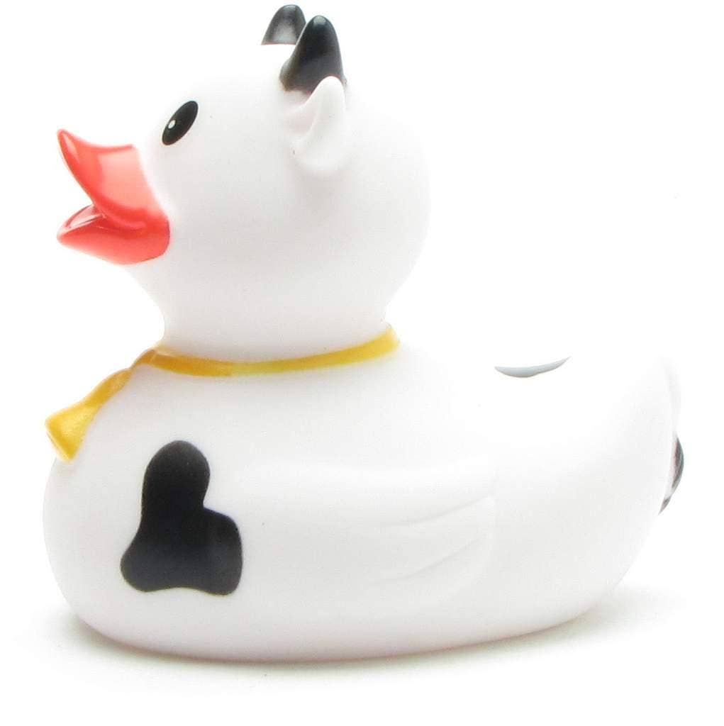 Rubber duck black and white cow - rubber duck