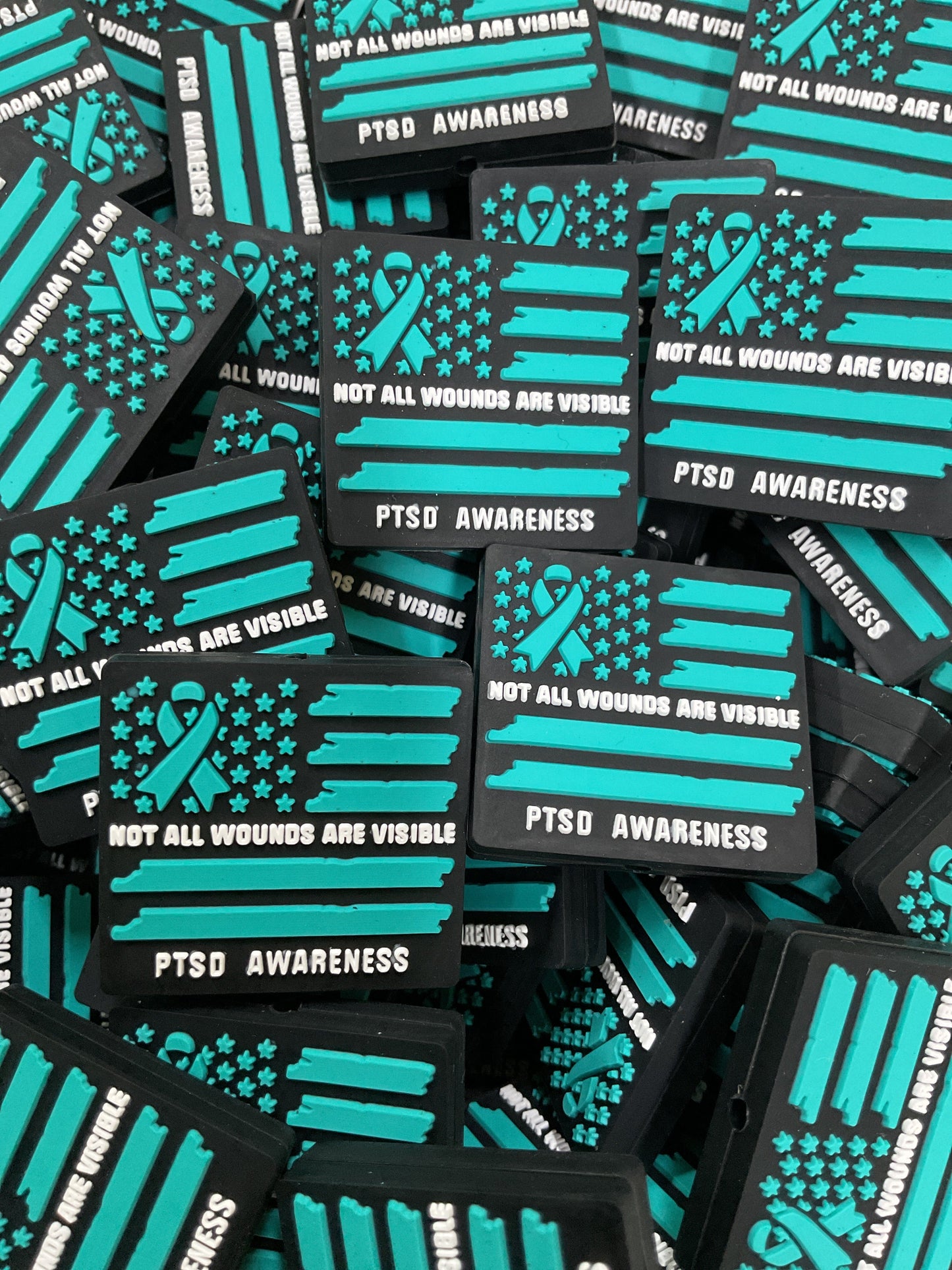 PTSD Awareness Silicone Focal - RD Creations Exclusive