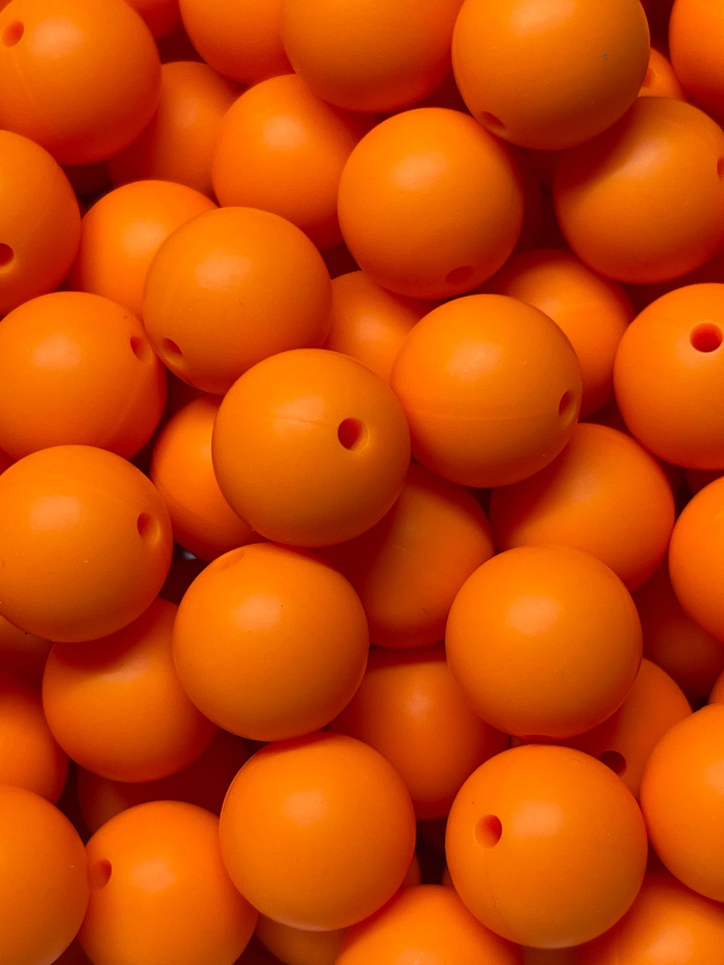 Silicone Bead Halloween Orange S22 A05-31 - 15mm - 10 pack