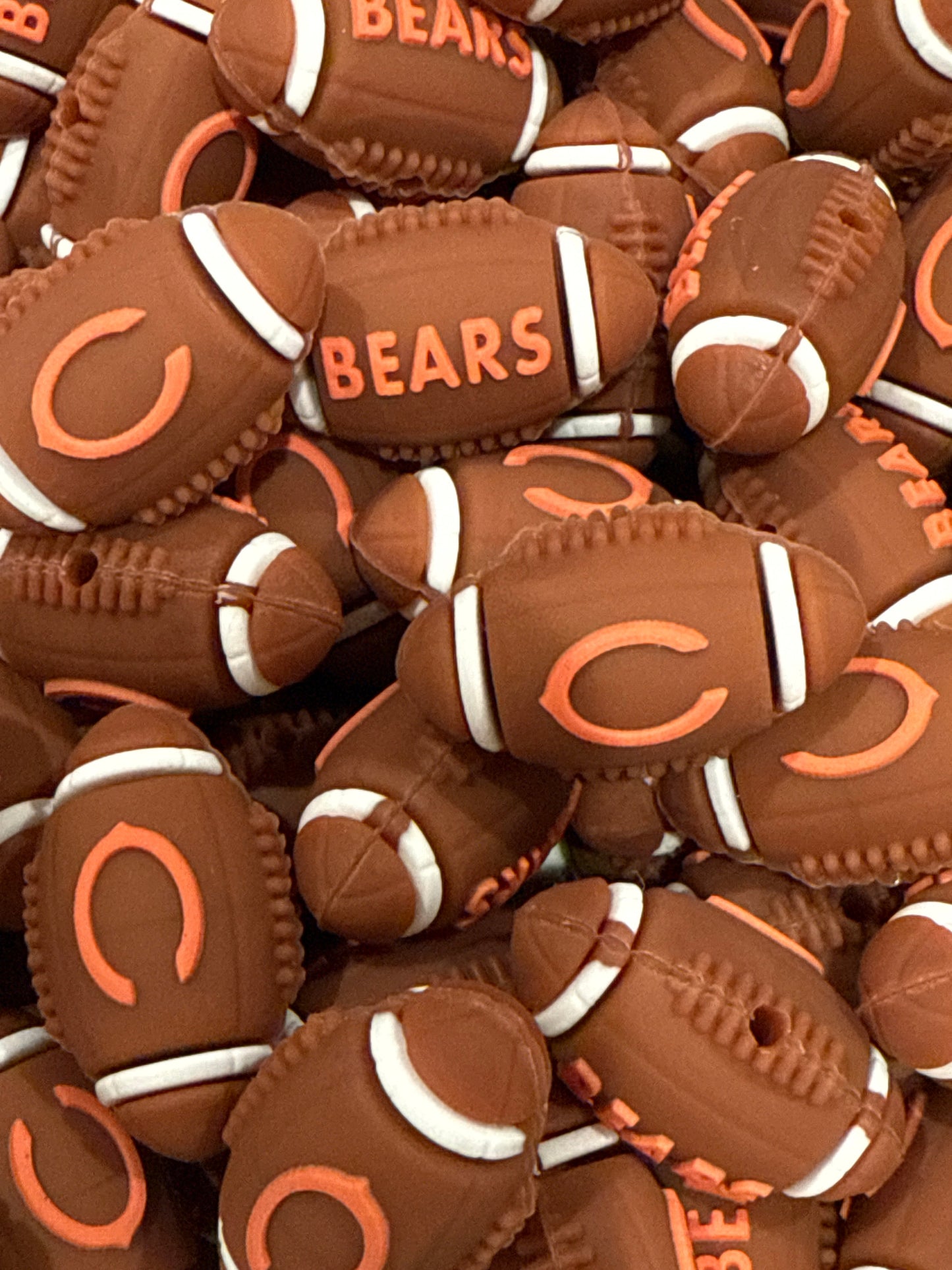 PublicBears 3D Football Silicone Focal
