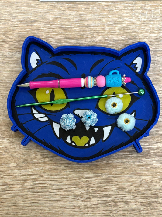 RDK-PopDerpyTiger 9x6 Bead or Catch All Tray - Custom Designs Available (email us)