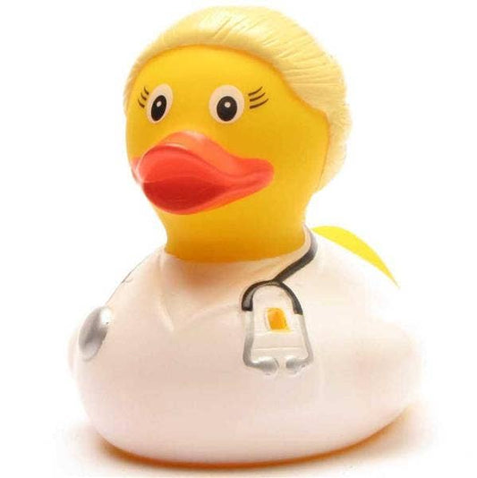 Rubber duck doctor - blonde - rubber duck