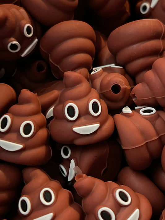 Poop Emoji 3D Silicone Focal - Public