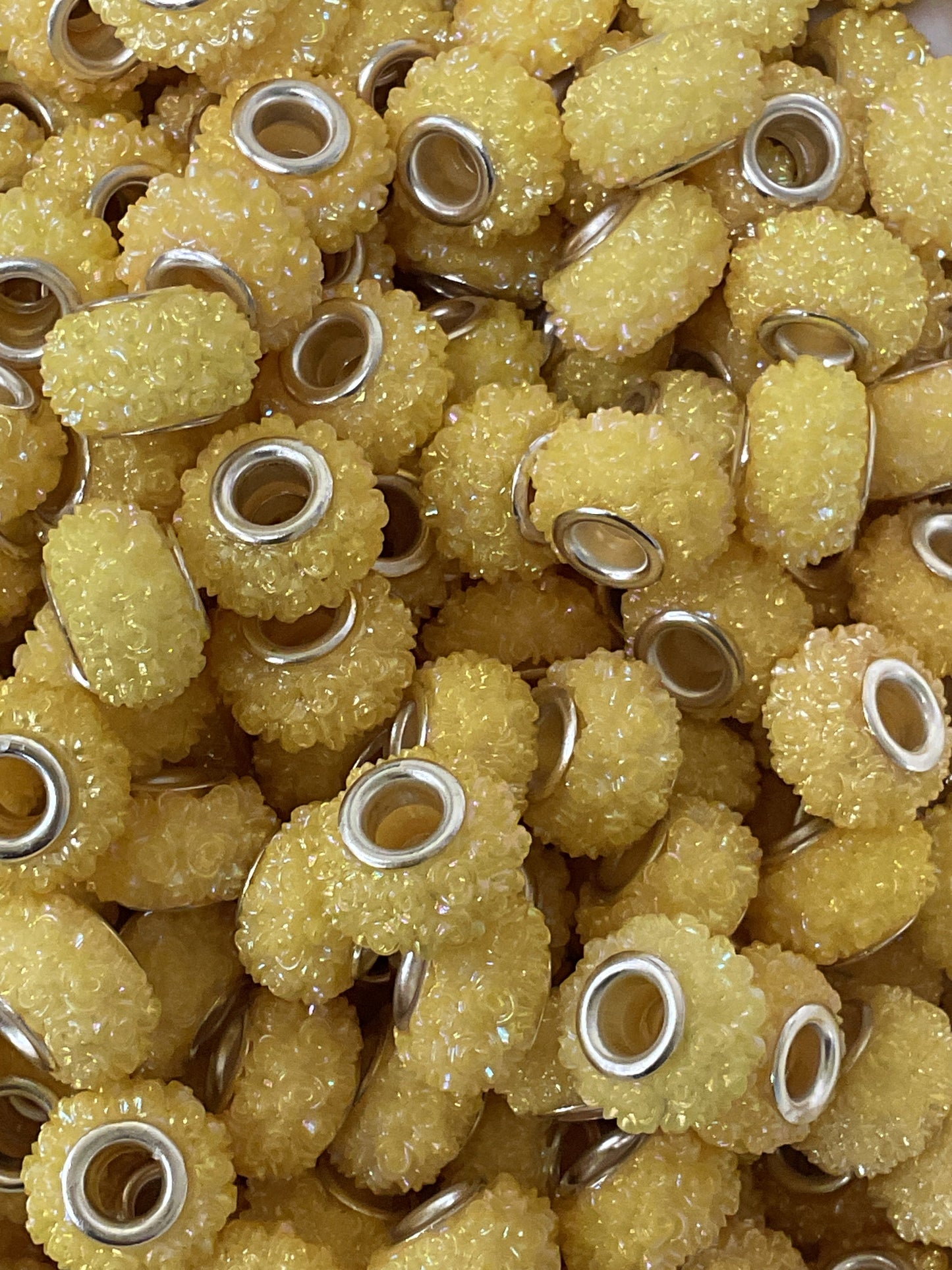 Acrylic Rose Spacers Beads - 12mm - 10 pack