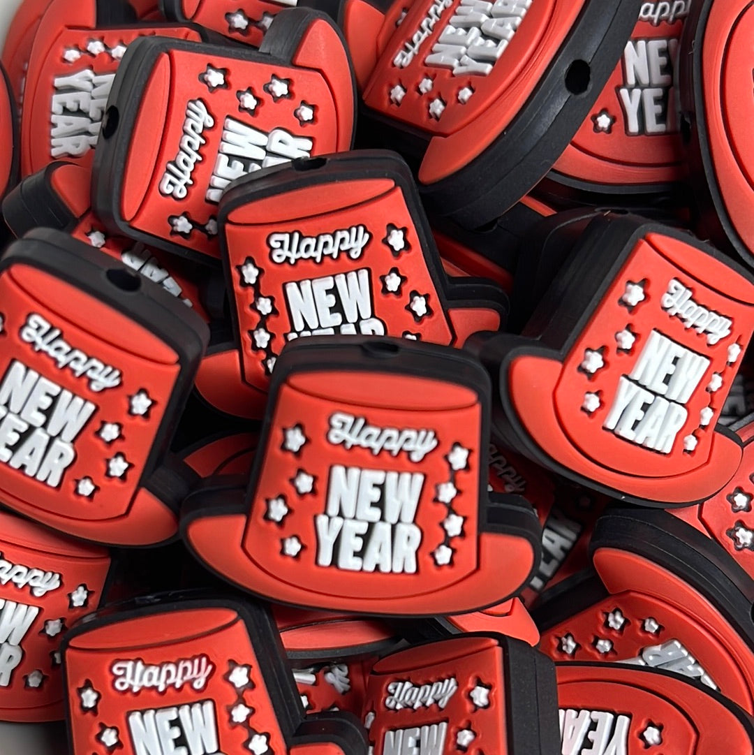 Happy New Year Hats PVC Focal - tRD Creations Exclusive