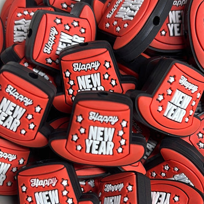 Happy New Year Hats PVC Focal - tRD Creations Exclusive