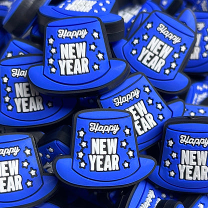 Happy New Year Hats PVC Focal - tRD Creations Exclusive