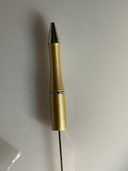 Plastic Beadable Pen Solid Colors