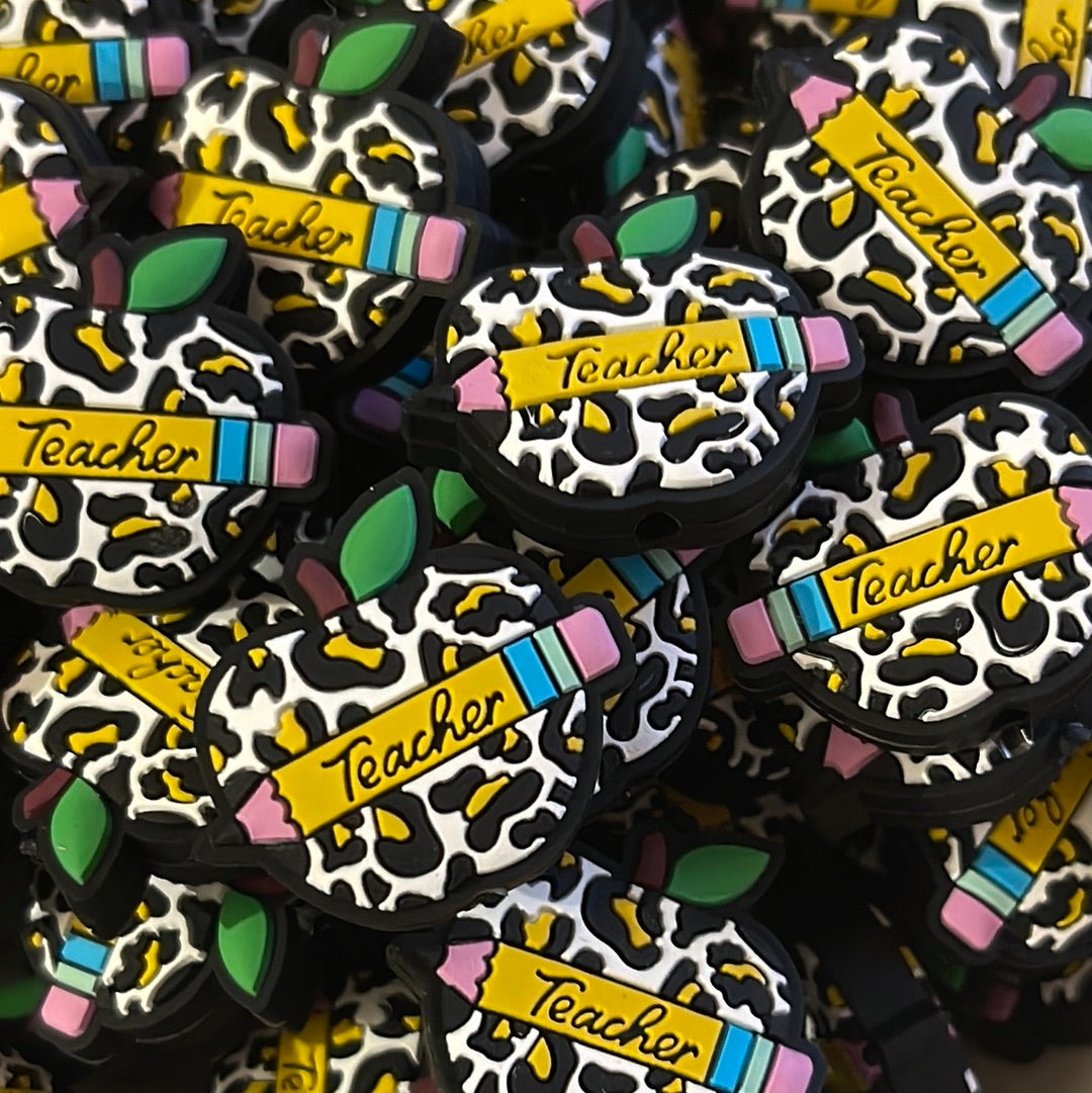 Teacher Apple Silicone Focal