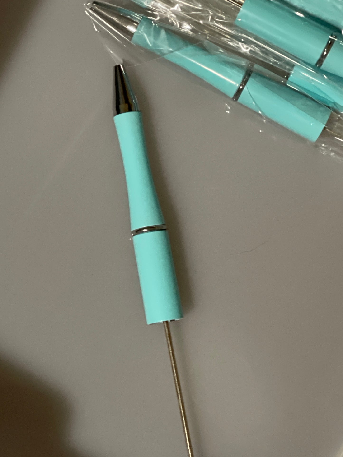 Plastic Beadable Pen Solid Colors