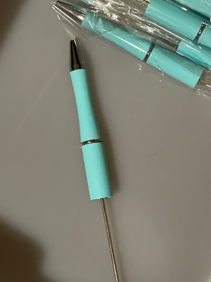 Plastic Beadable Pen Solid Colors