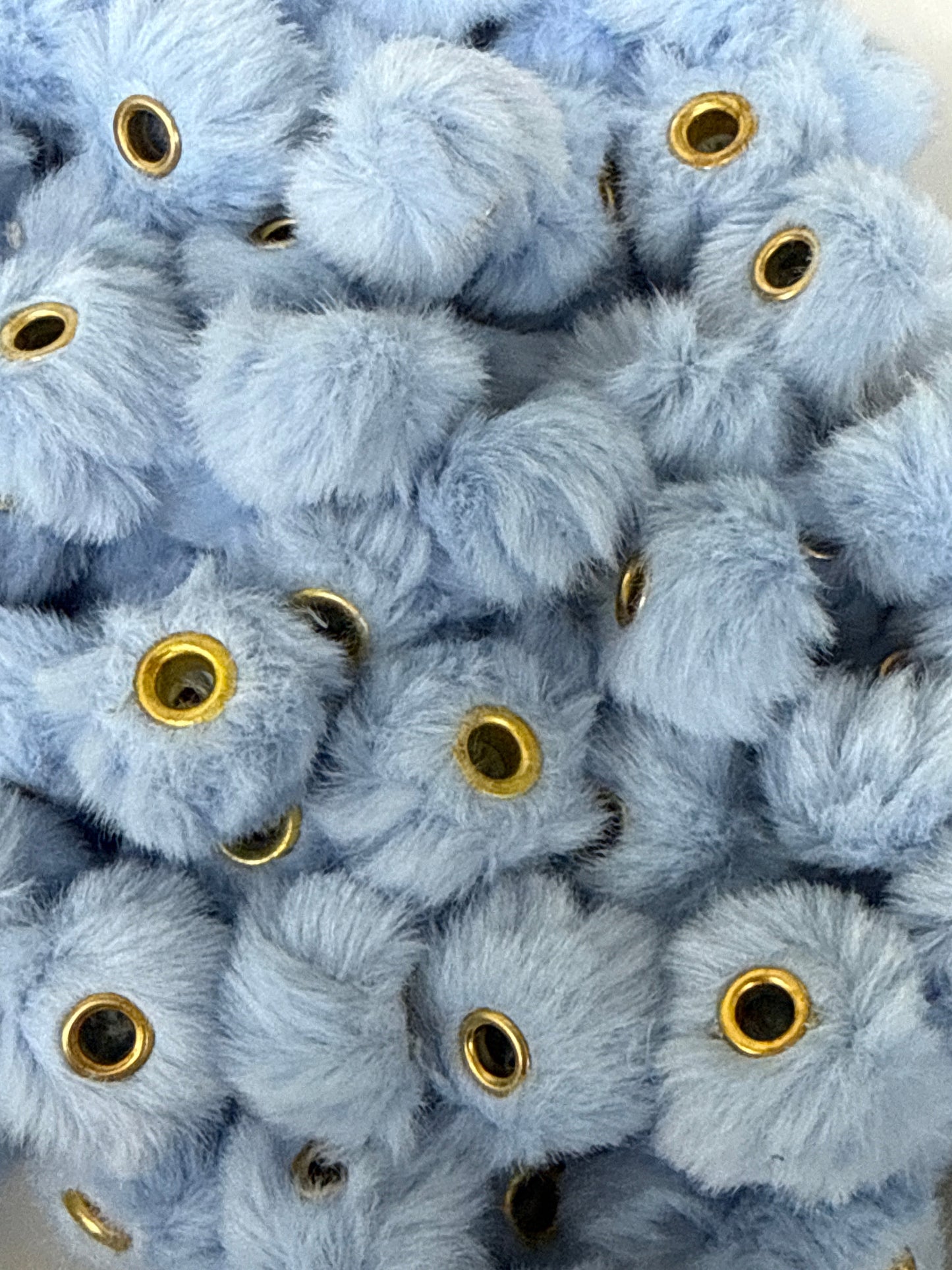 Fuzzy Spacers Bead - 12mm - 10 pack