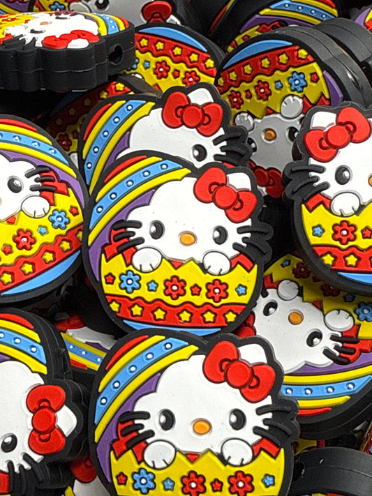 PublicHelloKitty Easter Egg Silicone Focal
