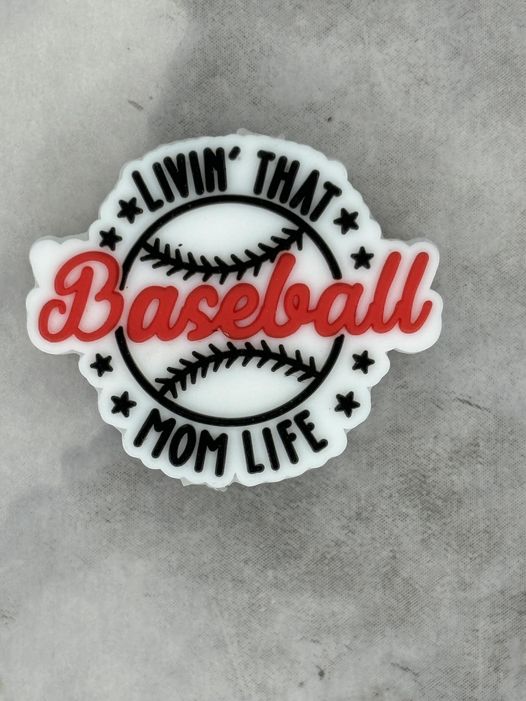 7513 - Mom - Living that Baseball Mom Life Silicone Focal