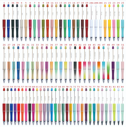 Plastic Beadable Pen Refills