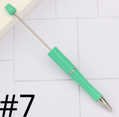 Plastic Beadable Pens | Beaded Pens in Solid, Ombre Gradient, Printed and Neon Colors