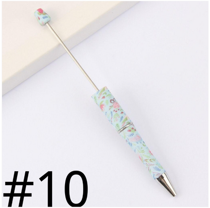 Plastic Printed Beadable Pens