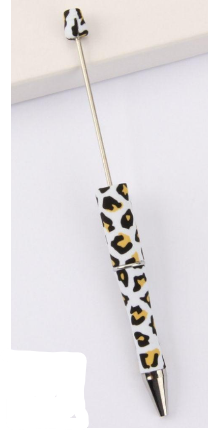 Plastic Printed Beadable Pens