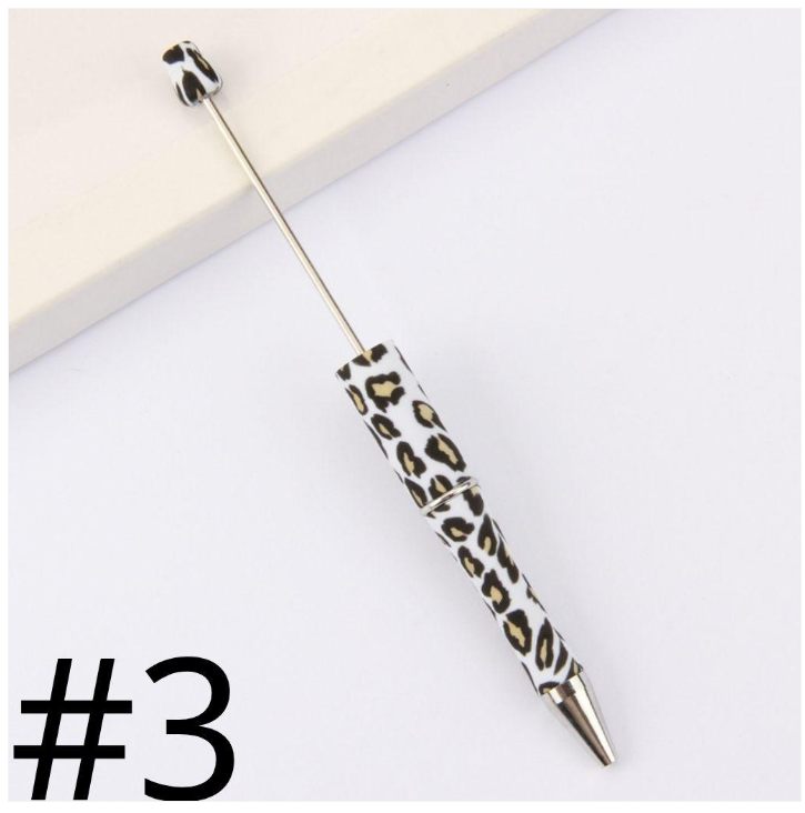 Printed Beadable Plastic Pens