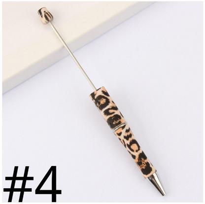 Plastic Printed Beadable Pens