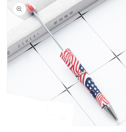 Plastic Printed Beadable Pens