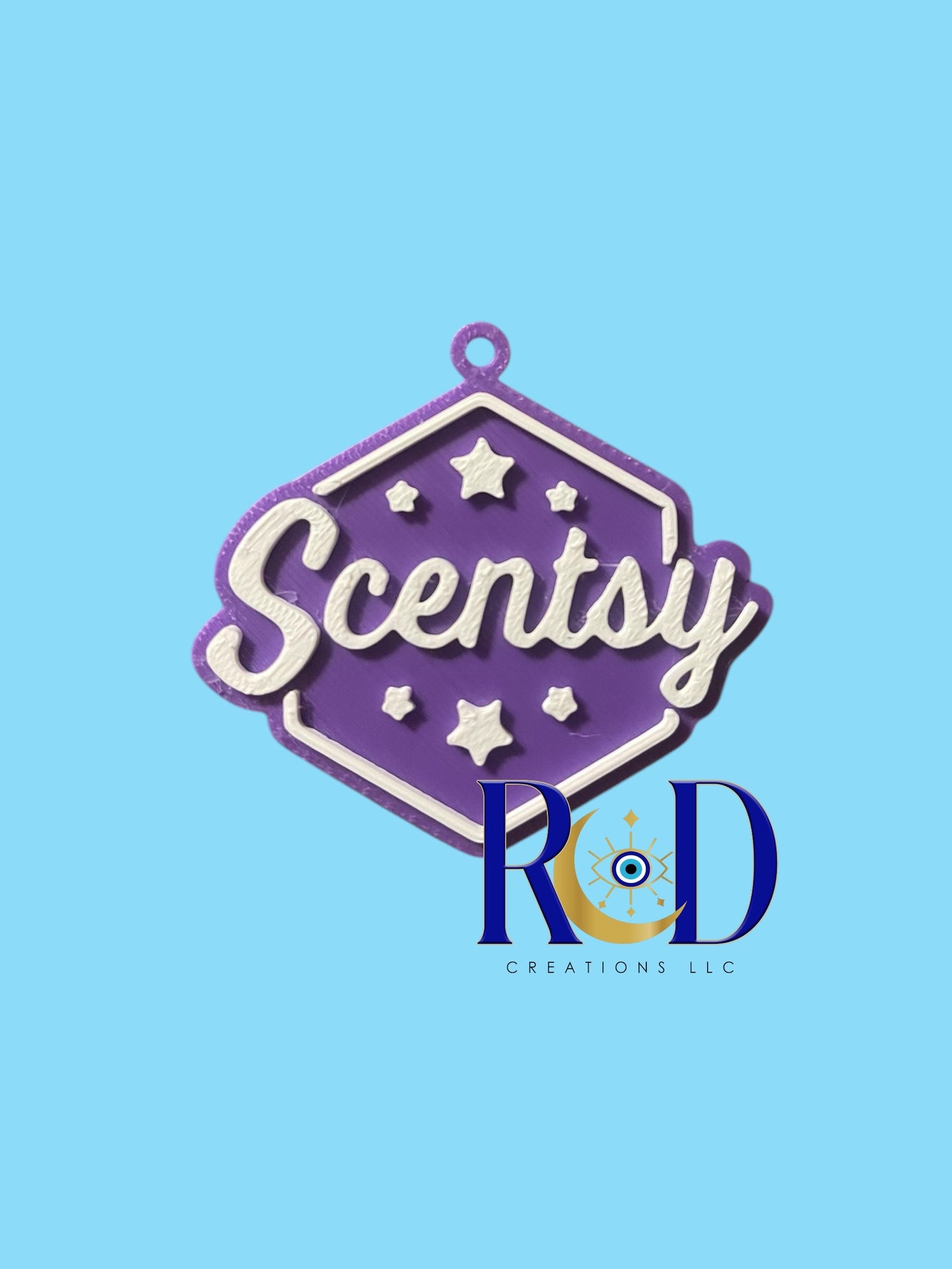 RDScentsy Ready to Ship NFC Weblink Keychain -3D Printed Social Media Scan Tag for Content Creators and Businesses