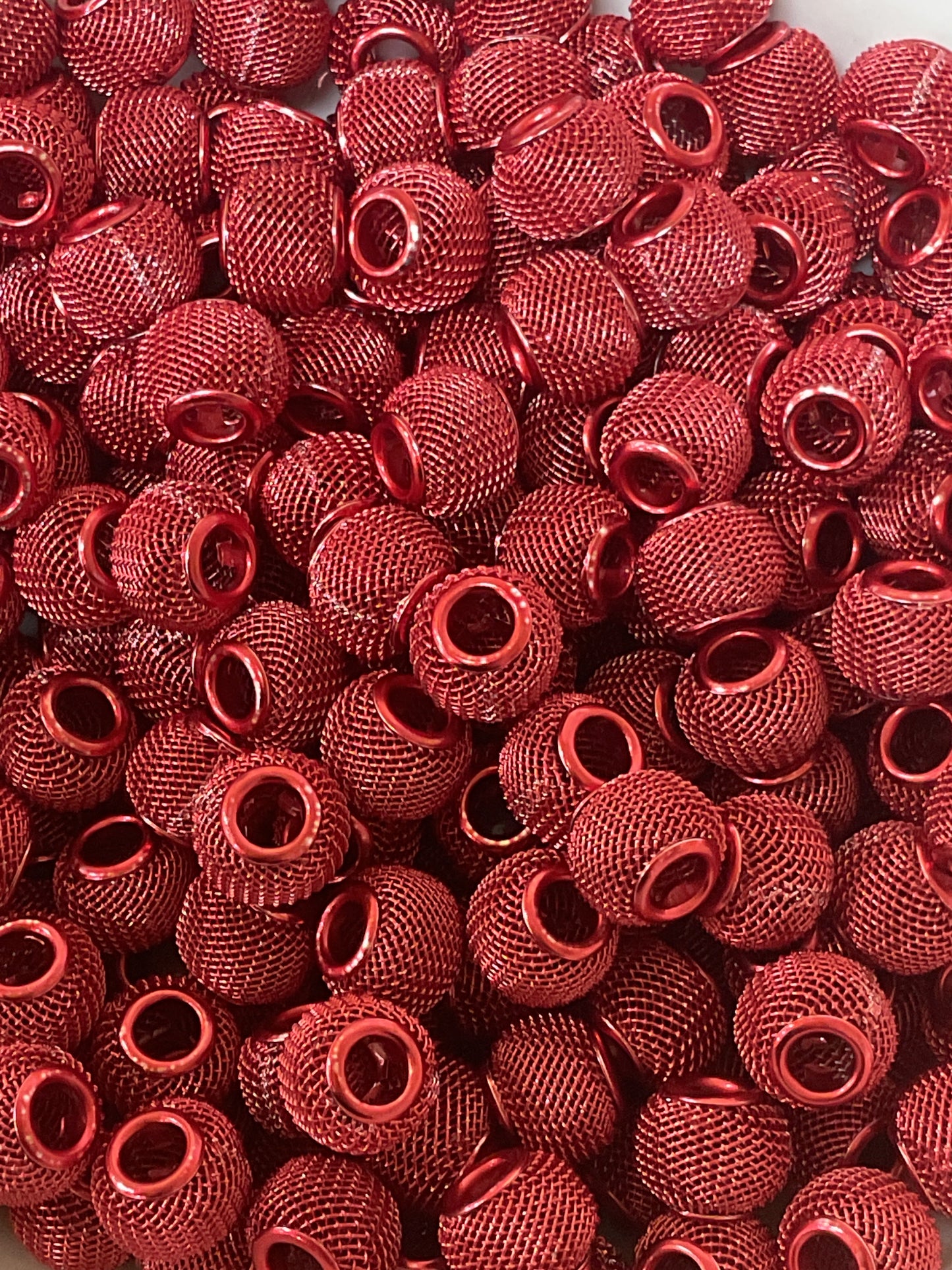 Metal Decorative Spacers Bead - 12mm - 10 pack