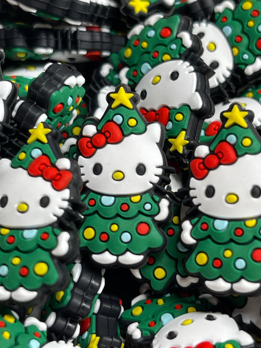 PublicHelloKitty Christmas Lights Silicone Focal