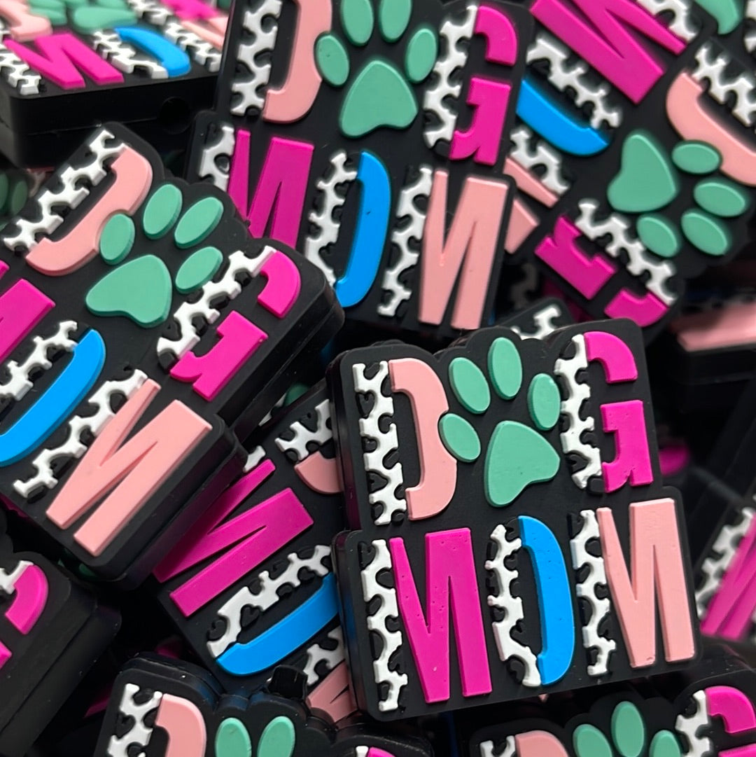 Dog Mom Silicone Bead