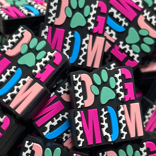 Dog Mom Silicone Bead