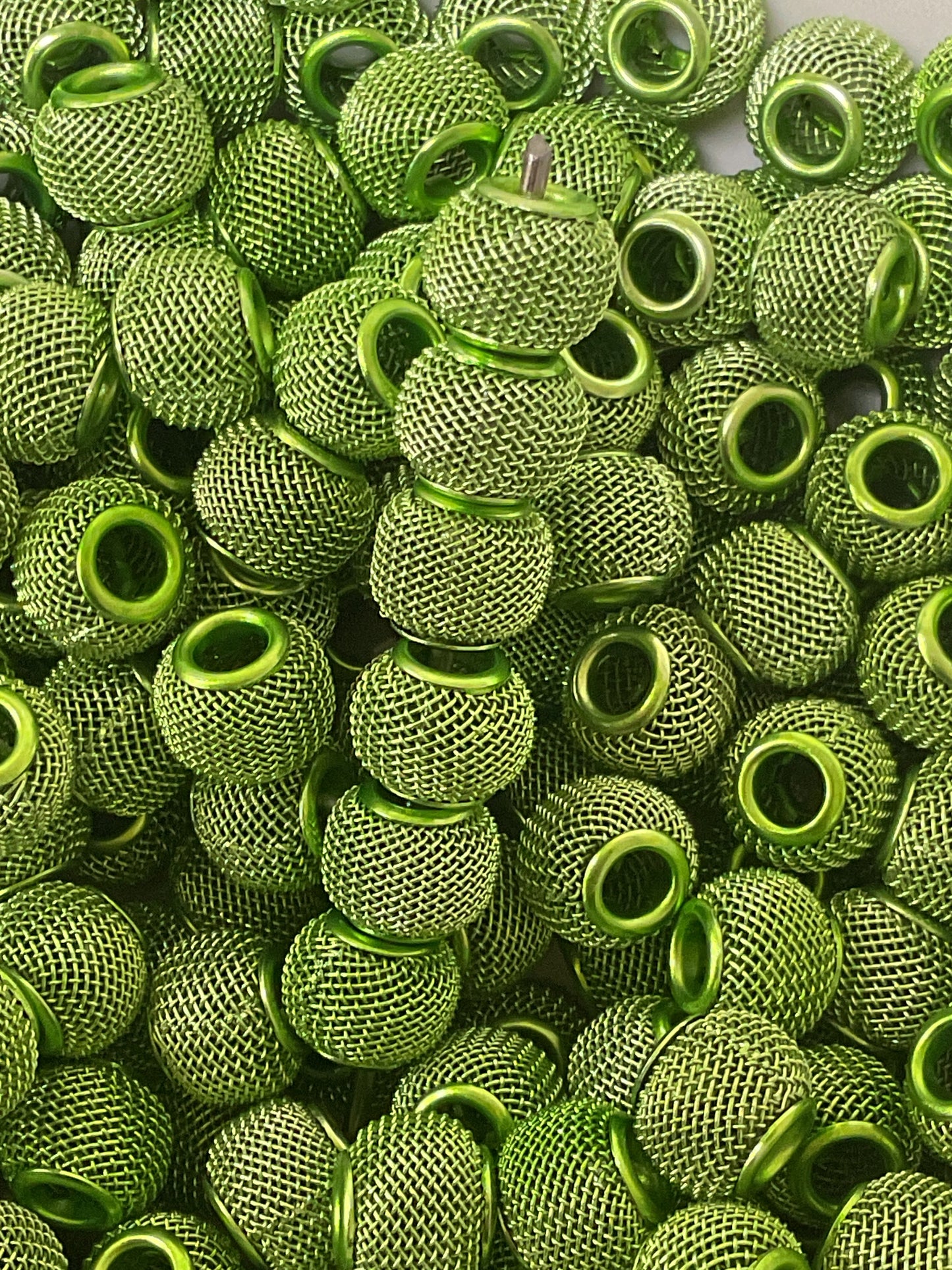 Metal Decorative Spacers Bead - 12mm - 10 pack