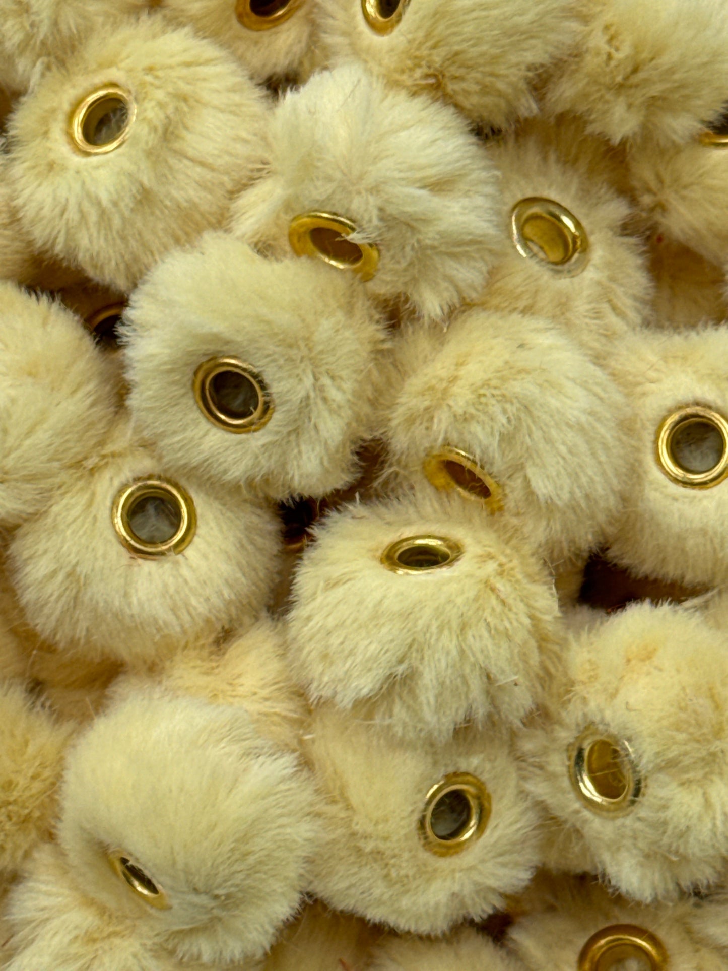 Fuzzy Spacers Bead - 12mm - 10 pack