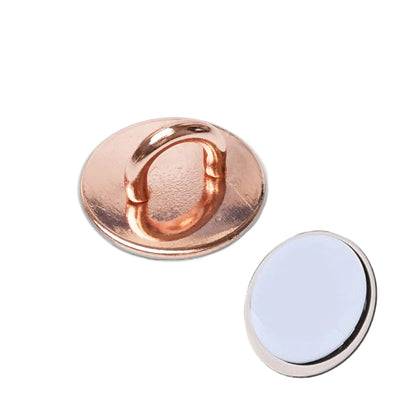 Master Maker Crafts -  Charm Base Circle - Rose Gold (10 per Bag - 1")