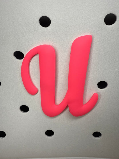 RDBOGGLETS -  Decorative Alphabet Lettering Accessories Compatible with Bogg Bags- Personalize your Tote Bag with Alphabet Letters