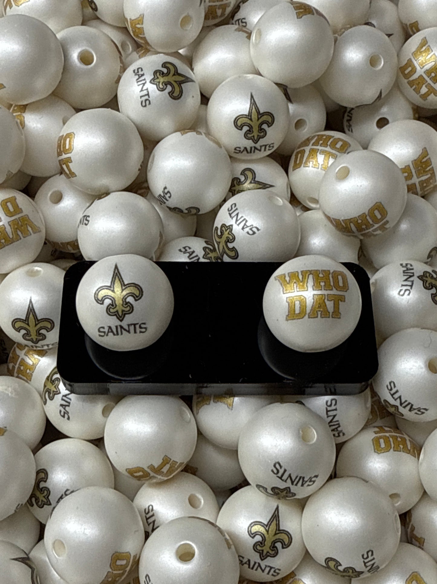 Acrylic Team  Double Sided Bead - 16mm - RD Creations Exclusive