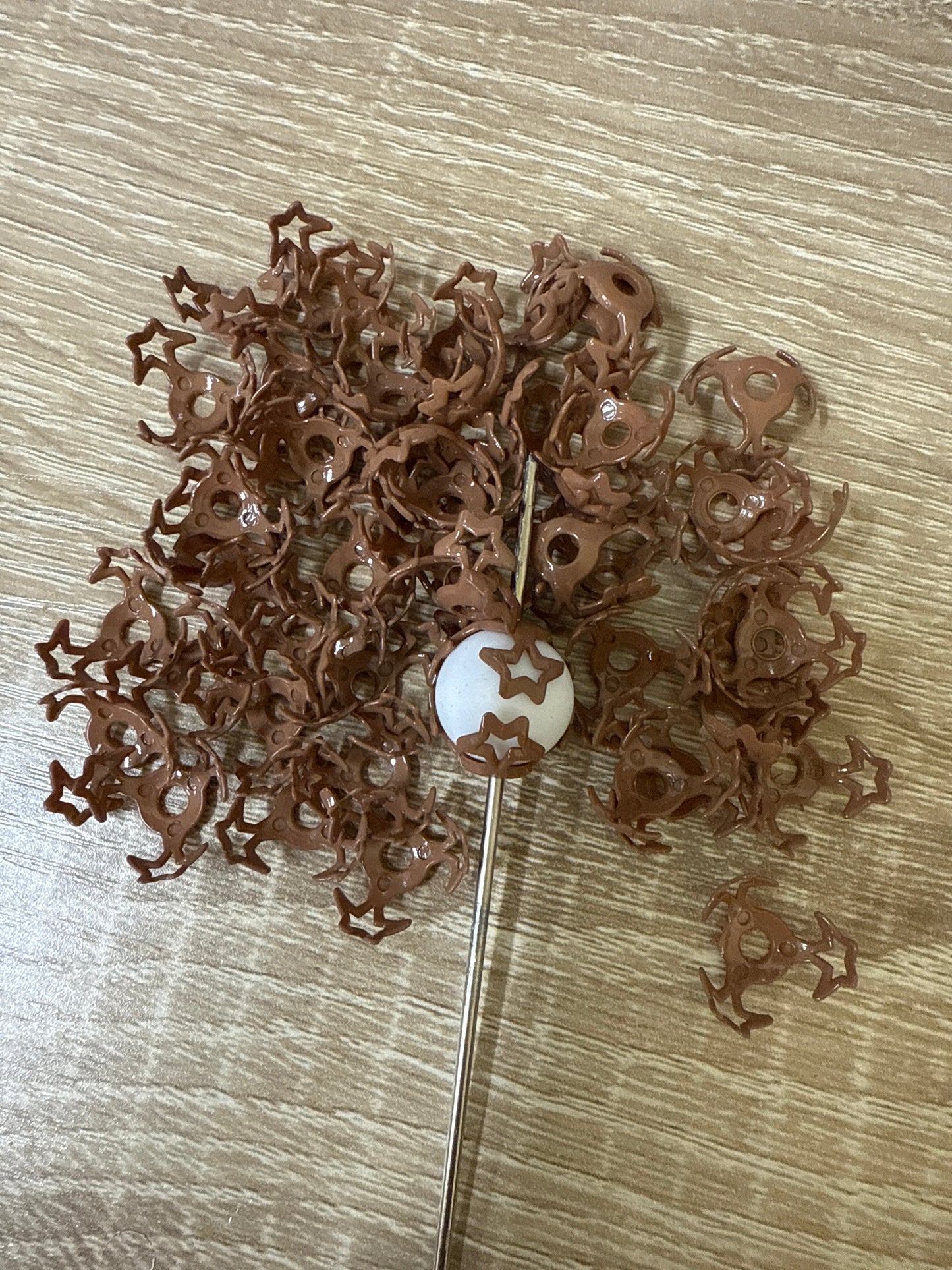 Plastic Star Encasement - 15mm - 10 pack