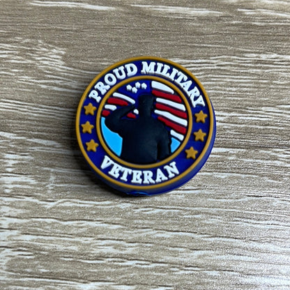 Proud to be a Veteran PVC Focal