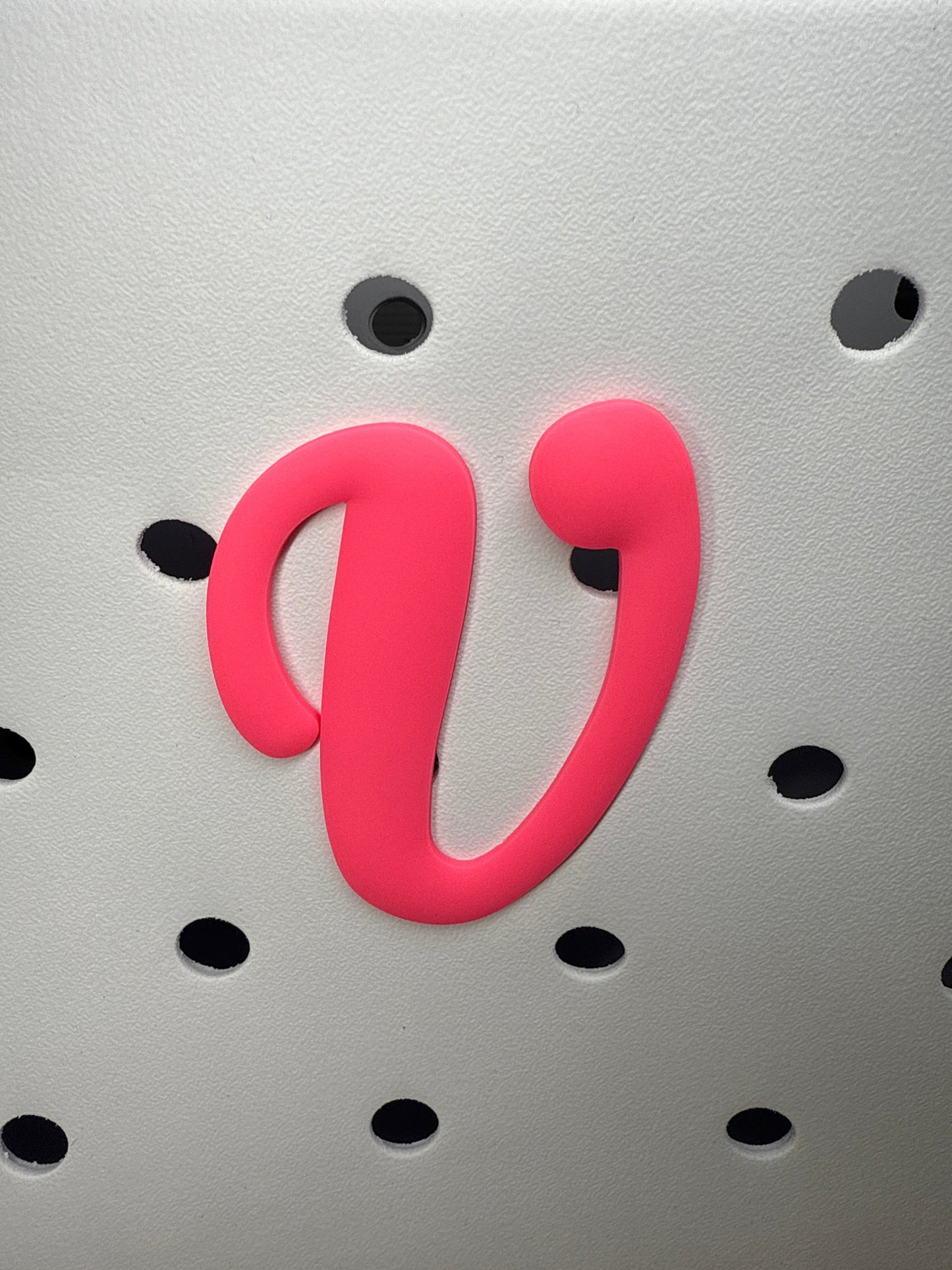 RDBOGGLETS -  Decorative Alphabet Lettering Accessories Compatible with Bogg Bags- Personalize your Tote Bag with Alphabet Letters