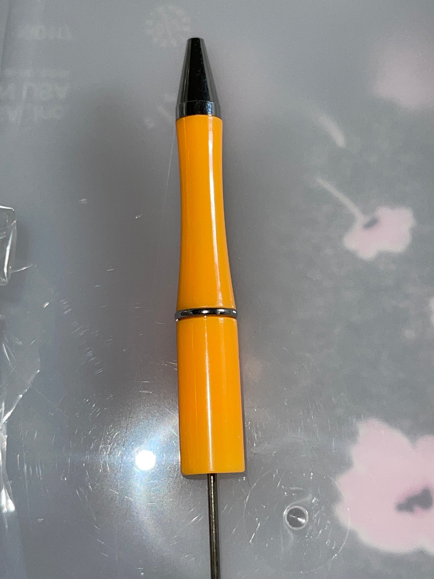 Plastic Beadable Pen Solid Colors