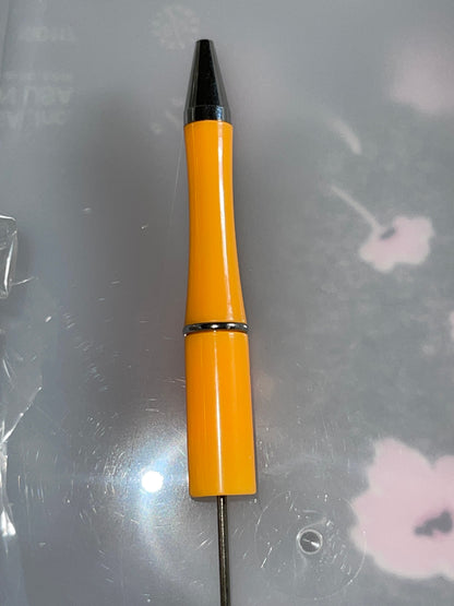 Plastic Beadable Pen Solid Colors