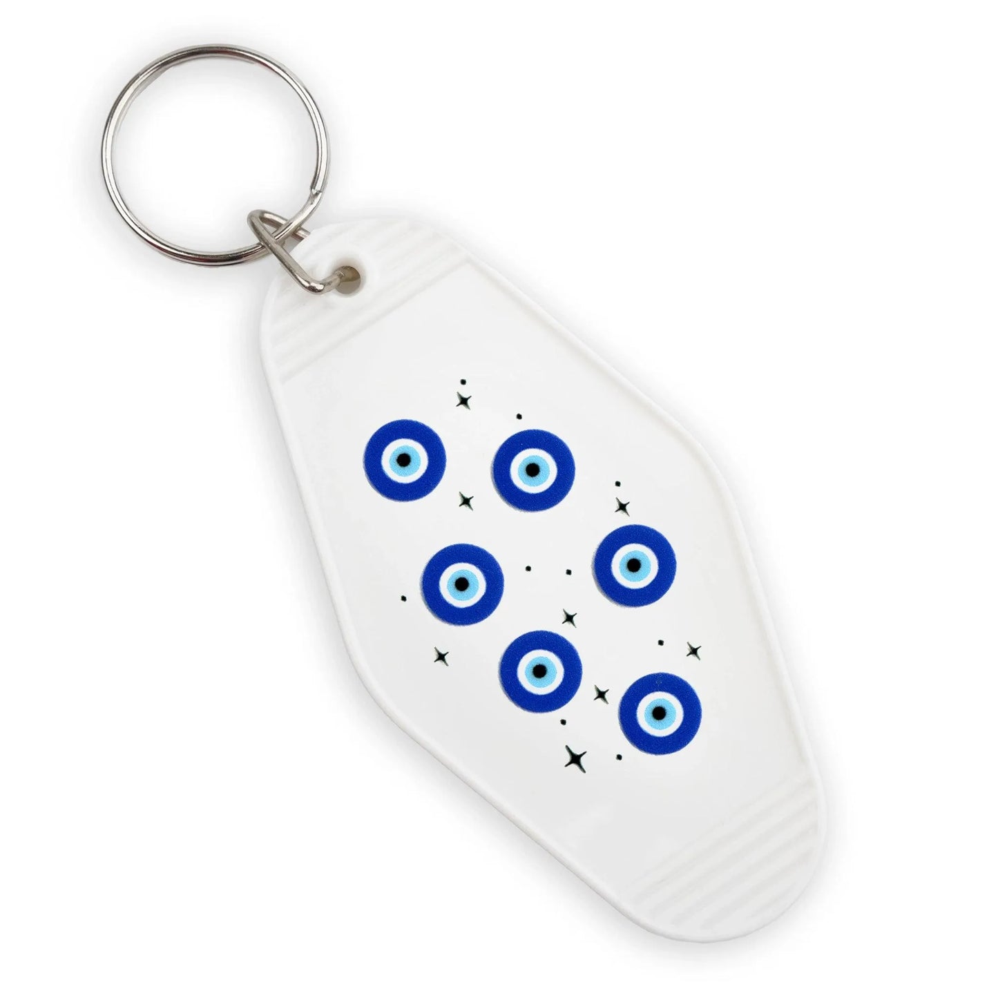 Master Maker Crafts -  UV DTF Decal - Evil Eye Blue 4 Set 2" (Keychain NOT Inclued)