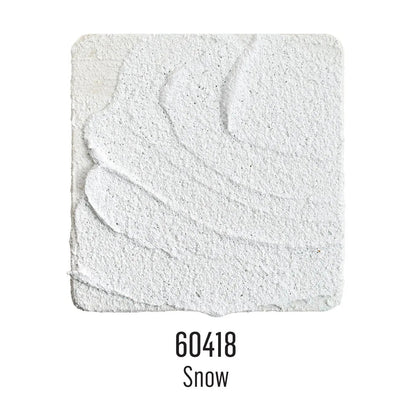 FolkArt Textured Acrylic Paint - Snow (2 oz Bottle)