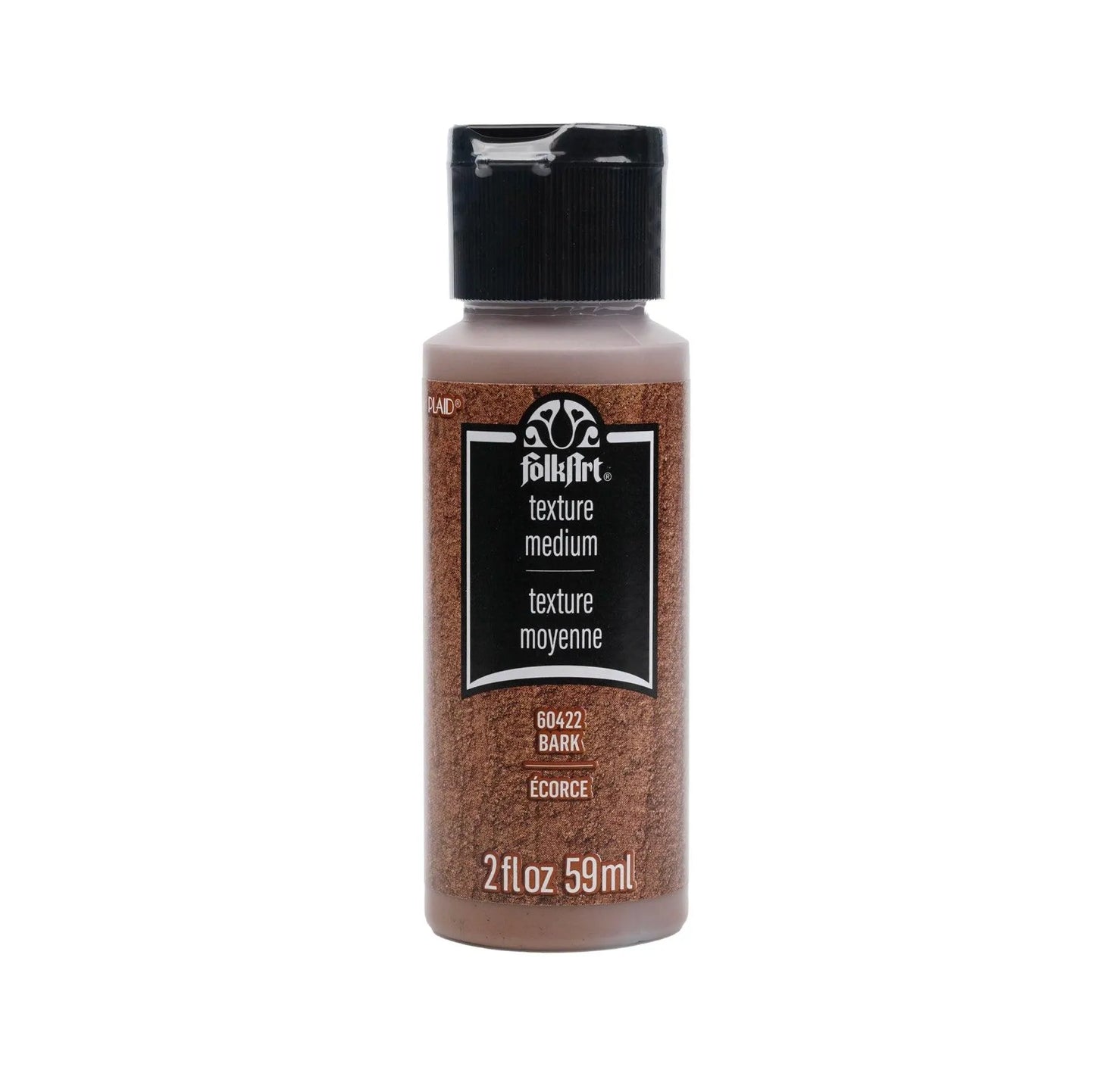 FolkArt Textured Acrylic Paint - Bark (2 oz Bottle)