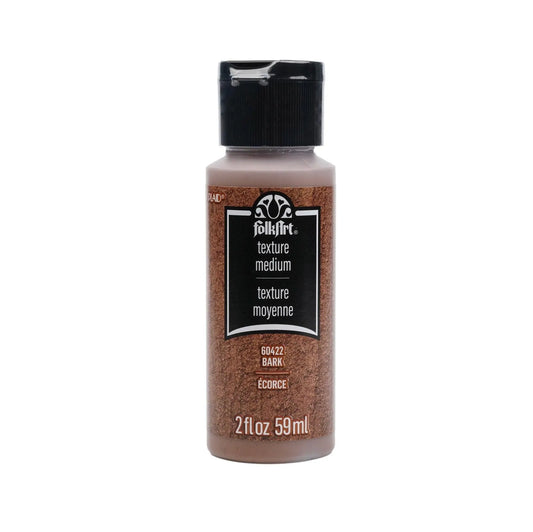 FolkArt Textured Acrylic Paint - Bark (2 oz Bottle)