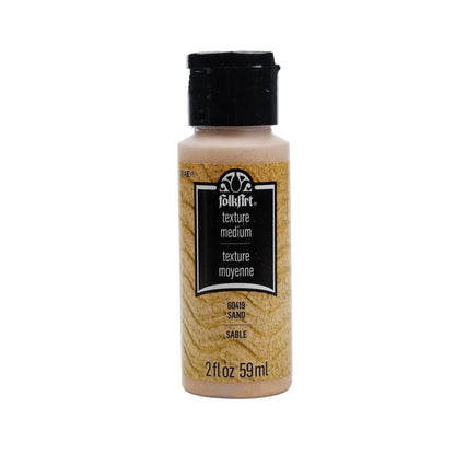 FolkArt Textured Acrylic Paint - Sand (2 oz Bottle)