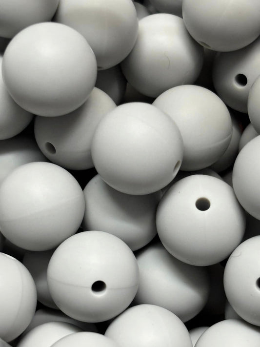 15mm Solid Gray 08 Silicone - 10 Count