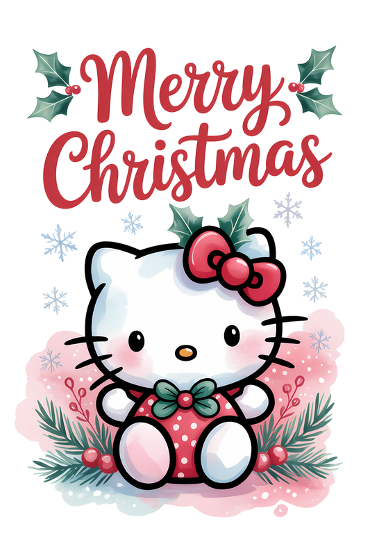 RDHelloKitty Free Merry Christmas PNG