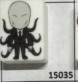 Movie - Halloween - Slenderman Printed Silicone Rectangle Focal 0437