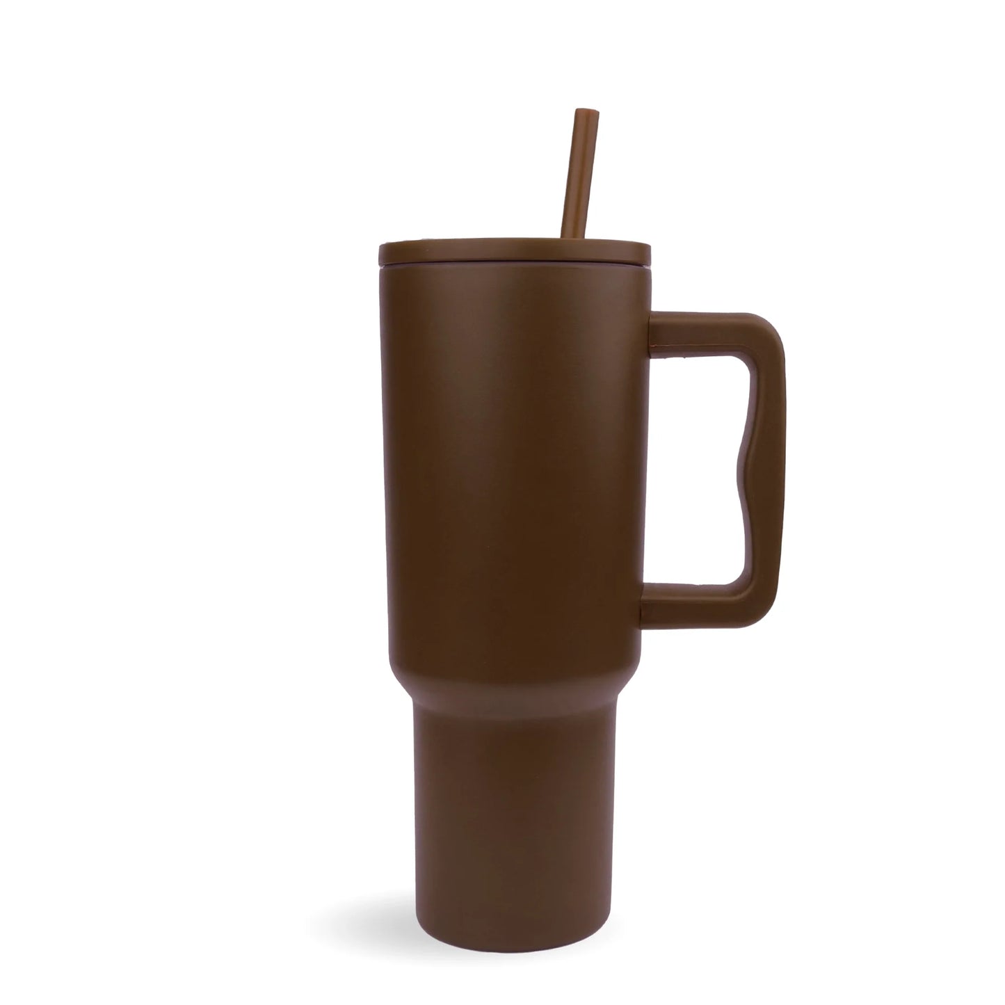 Master Maker Crafts -  40 oz Handled Tumbler Modern II Matte - Brown
